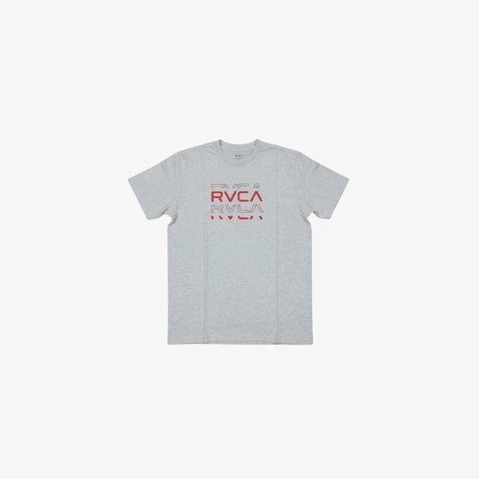 Rvca Mens Shatter Short Sleeve Tee Snow Heather Mel | Rvca
