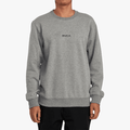 Rvca Mens Small Rvca Crew Sweater Athletic Heather Grey | Rvca