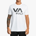 Rvca Mens Va Rvca Short Sleeve Tee White Rvca