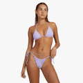 Rvca Womens Daisy Slide Tri Bikini Top Violet | Rvca