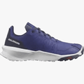 Salomon Kids Patrol Play Junior Sneaker Blue Print White Carbon | Salomon