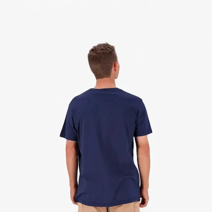Salomon Mens Core Logo Short Sleeve Tee Blue Nights | Salomon