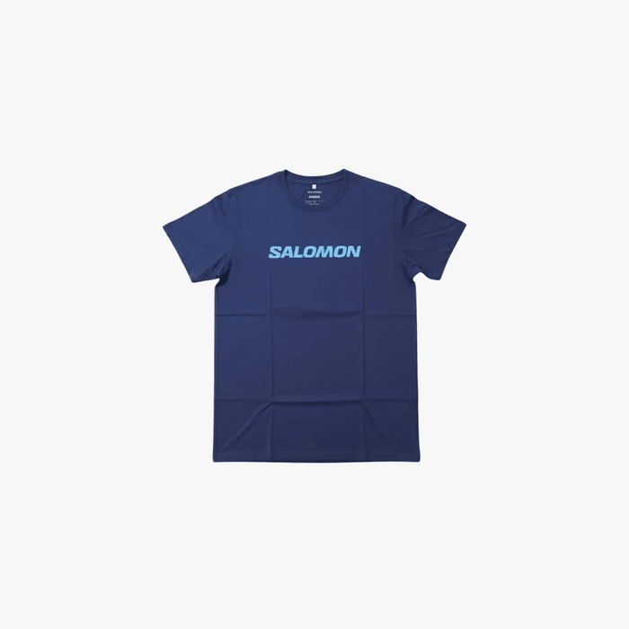 Salomon Mens Deep Roots Tee Astral Aura | Salomon