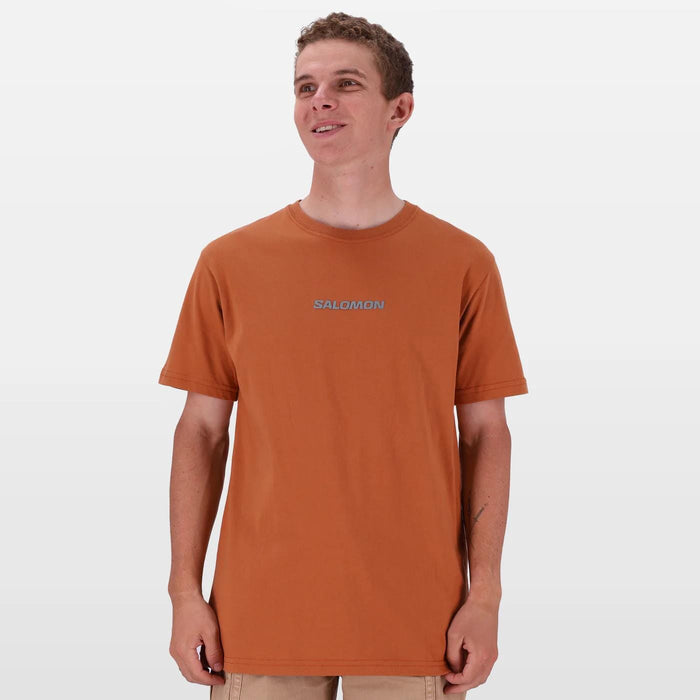 Salomon Mens Logo Short Sleeve Tee Sierra | Salomon
