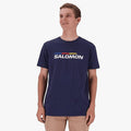 Salomon Mens Old Racer Ii Short Sleeve Tee Blue Nights | Salomon