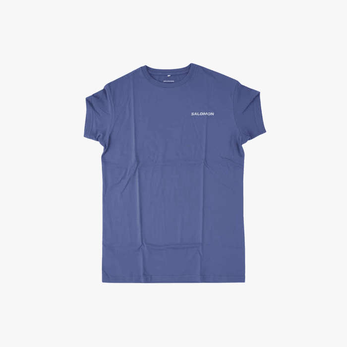Salomon Mens Small Core Logo Short Sleeve Tee Astral Aura | Salomon