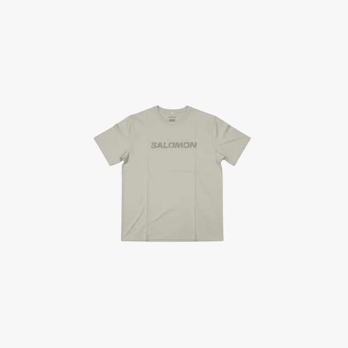 Salomon Mens Strike Thru Short Sleeve Tee Rainy Day | Salomon