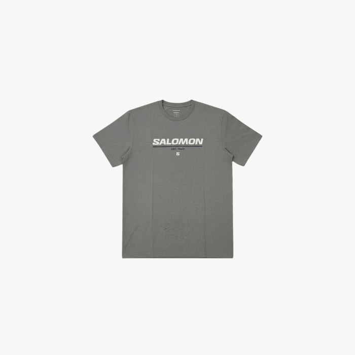 Salomon Mens Time To Play Short Sleeve Tee Tetras Mel | Salomon