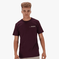 Salomon Mens Underline Short Sleeve Tee Cherry Liquer | Salomon