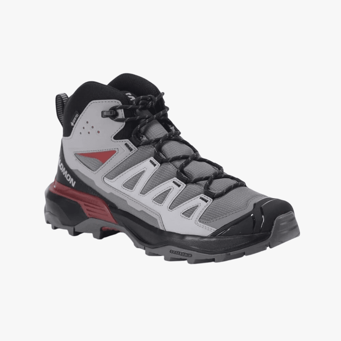 Salomon Mens X Ultra 360 Mid Gtx Sneaker Pewter Black Burnt Henna | Salomon