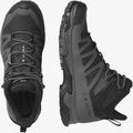 Salomon Mens X Ultra 4 Mid Gtx Sneaker Black/ Magnet/ Pearl Blue | Salomon