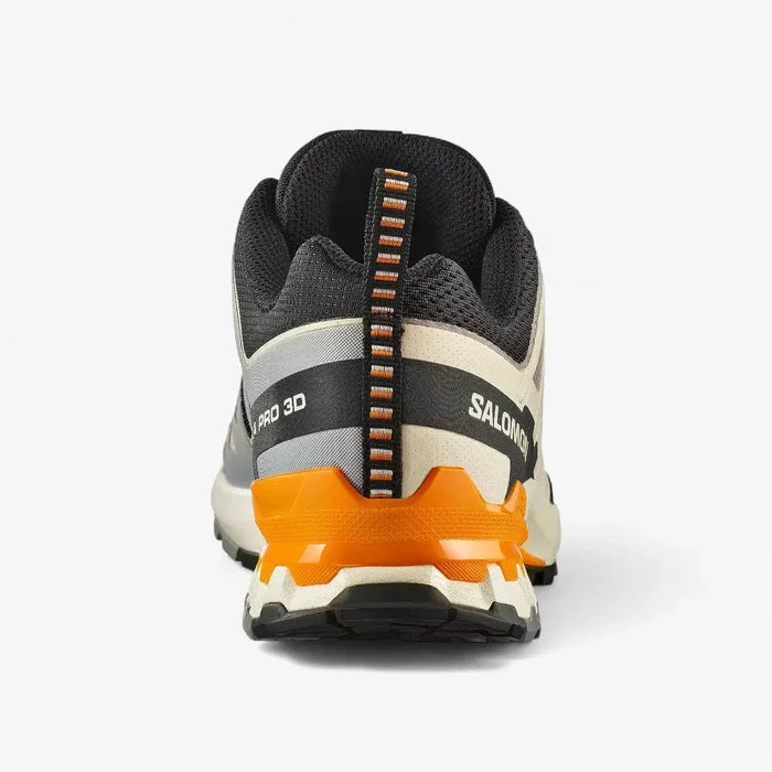 Salomon Mens Xa Pro 3D V9 Trail Sneaker Black Gull Tumeric | Salomon