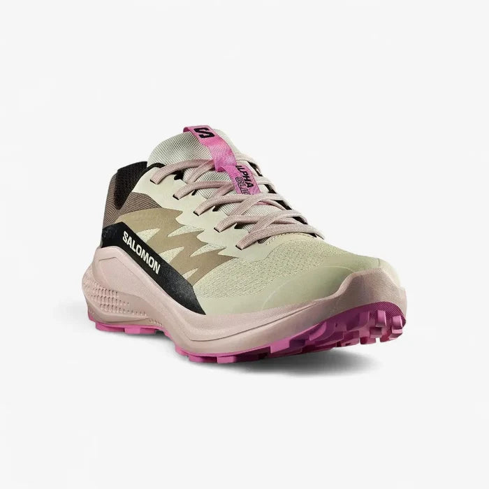 Salomon Womens Alphaglide Sneaker Vanilla Ice Fairy Tale Cyclamen | Salomon