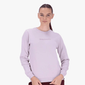 Salomon women's Core fleece sweater in Galactic Lilac, front view.