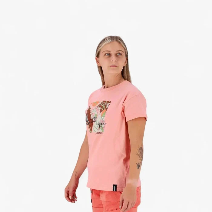Salomon Womens Freedom Short Sleeve Tee Murex Shell | Salomon
