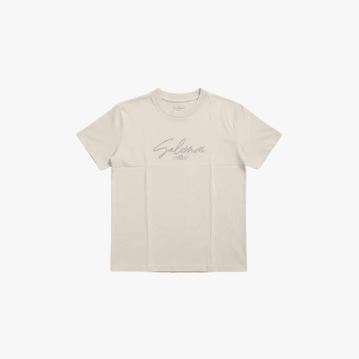 Salomon Womens New Wave Short Sleeve Tee Rainy Day | Salomon