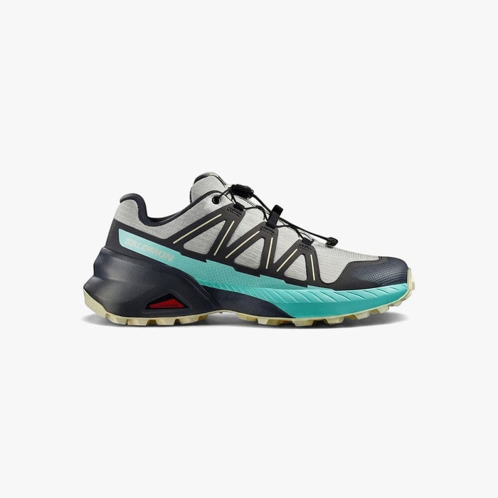 Salomon Womens Speedcross Peak Trail Sneaker Icicle Castlerock Aruba Blue | Salomon