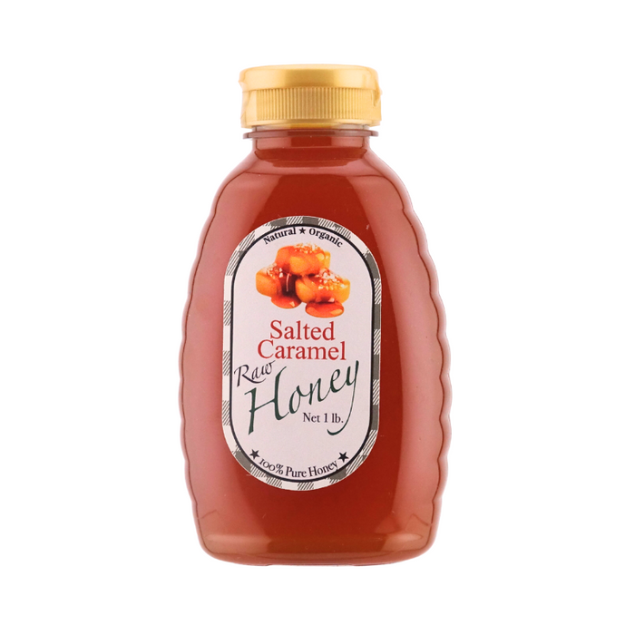 Salted Caramel Infused Raw Honey