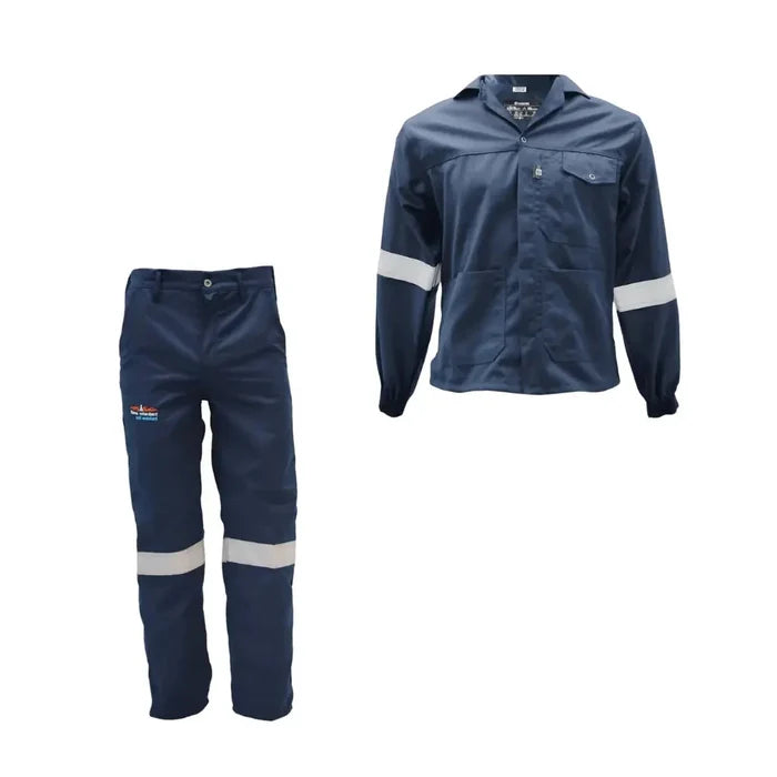 Sandstone D59 Flame Acid Overall Set Navy | Pioneer