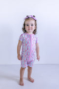 SEASHELLS | SHORT ZIPPER ONE PIECE
