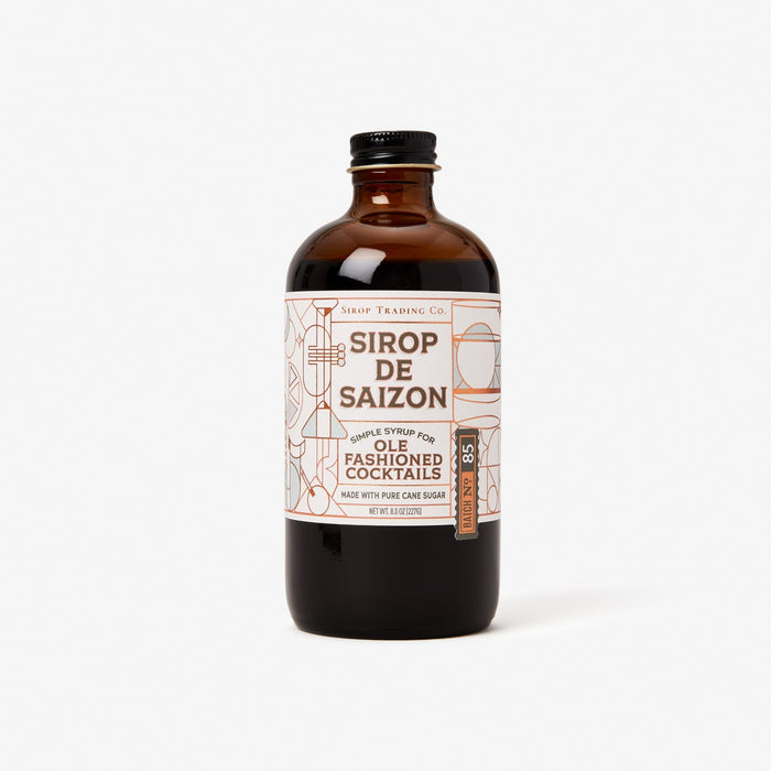 Sirop Trading Co. Sirop de Saizon Simple Syrup for Old Fashioned Cocktails 8 fl oz