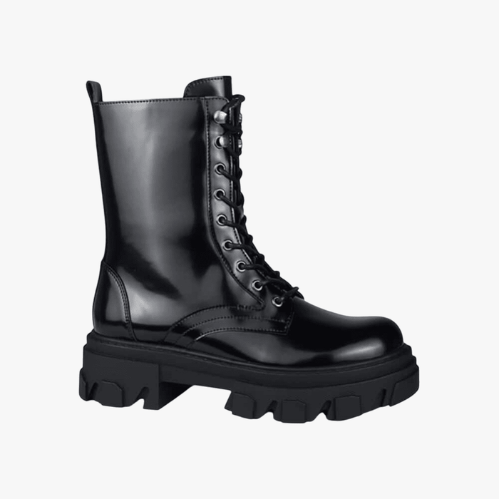 Sissy Boy Lace Up Utility Boot With Chuncky Outsole | Sissy Boy