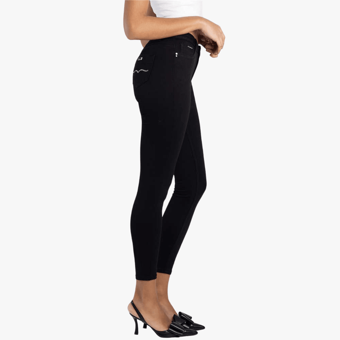 Sissy Boy Mid Waist Basic Skinny Jean Black | Sissy Boy