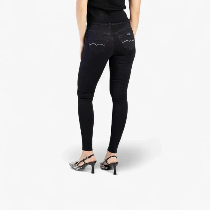 Sissy Boy Mid Waist Basic Skinny Jean Black | Sissy Boy
