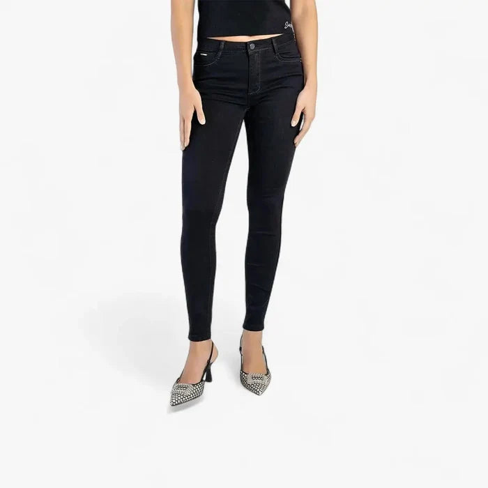 Sissy Boy Mid Waist Basic Skinny Jean Black | Sissy Boy