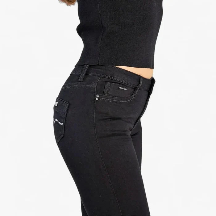 Sissy Boy Mid Waist Basic Skinny Jean Black | Sissy Boy
