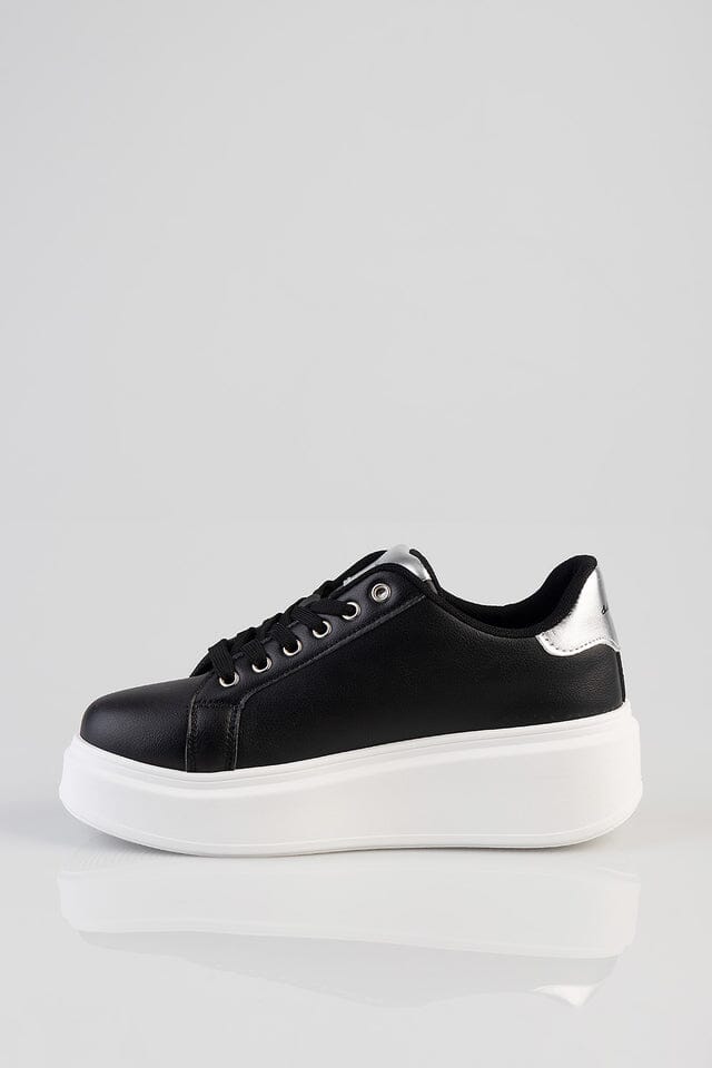 Sissy Boy Platform Sneaker Gem Detail Black | Sissy Boy