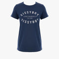 Sissy Boy Regular Fit Short Sleeve Top Glitter Print Logo Navy | Sissy Boy