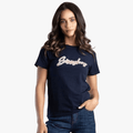 Sissy Boy Regular Sequin And Pearl Short Sleeve Tee Navy | Sissy Boy