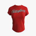 Sissy Boy Regular Short Sleeve Tee With Bling Red | Sissy Boy