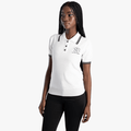 Sissy Boy Short Sleeve Polo Knit Top Pearl Detail Off White Black | Sissy Boy
