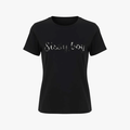 Sissy Boy Short Sleeve Tee Lace Cutout Logo Black | Sissy Boy