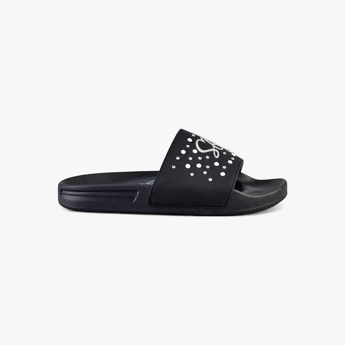 Sissy Boy Slide With Pearl Diamante Black | Sissy Boy