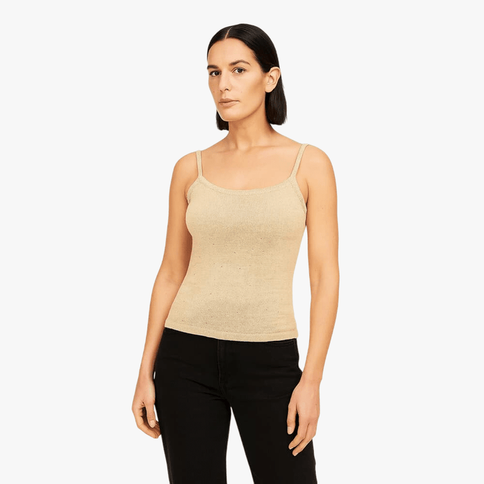 Sissy Boy Strappy Knit Top Gold | Sissy Boy