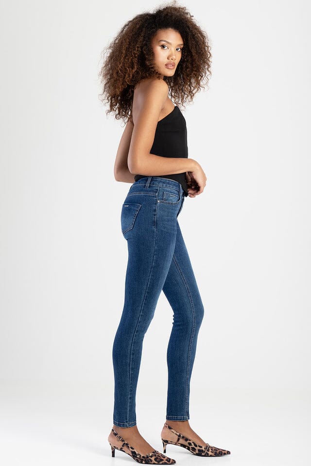 Sissy Boy Womens Mid Waist Skinny Jean Med Vintage | Sissy Boy