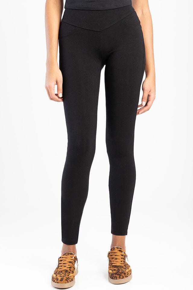 Sissy Boy Womens Peaches Sculpt Knit Shaper Jegging Black | Sissy Boy
