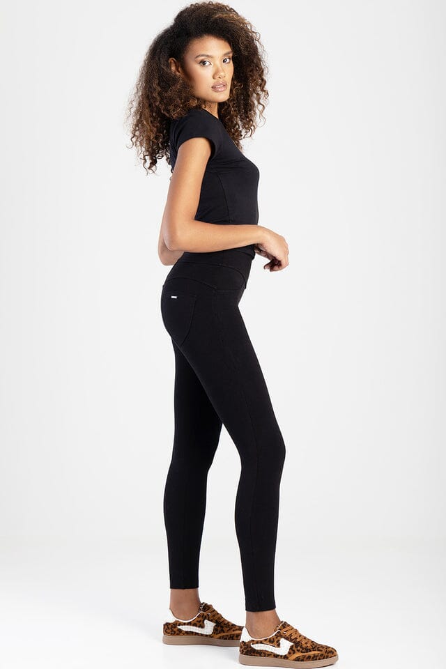 Sissy Boy Womens Peaches Sculpt Knit Shaper Jegging Black | Sissy Boy