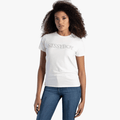 Sissy Boy Womens Pearl Abd Bling Top Off White | Sissy Boy