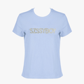 Sissy Boy Womens Pearl And Bling Top Pale Blue | Sissy Boy