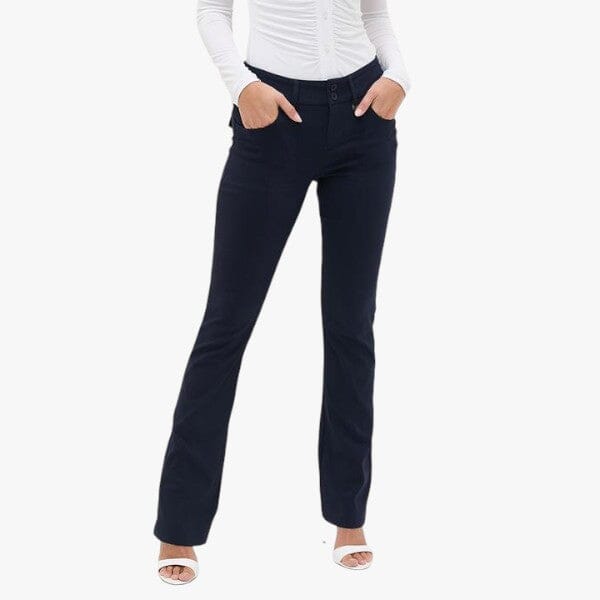 Sissy Boy Women's Tony Mid Rise Bootleg Pants Navy | Sissy Boy