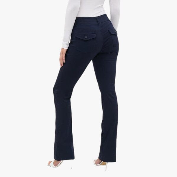 Sissy Boy Women's Tony Mid Rise Bootleg Pants Navy | Sissy Boy