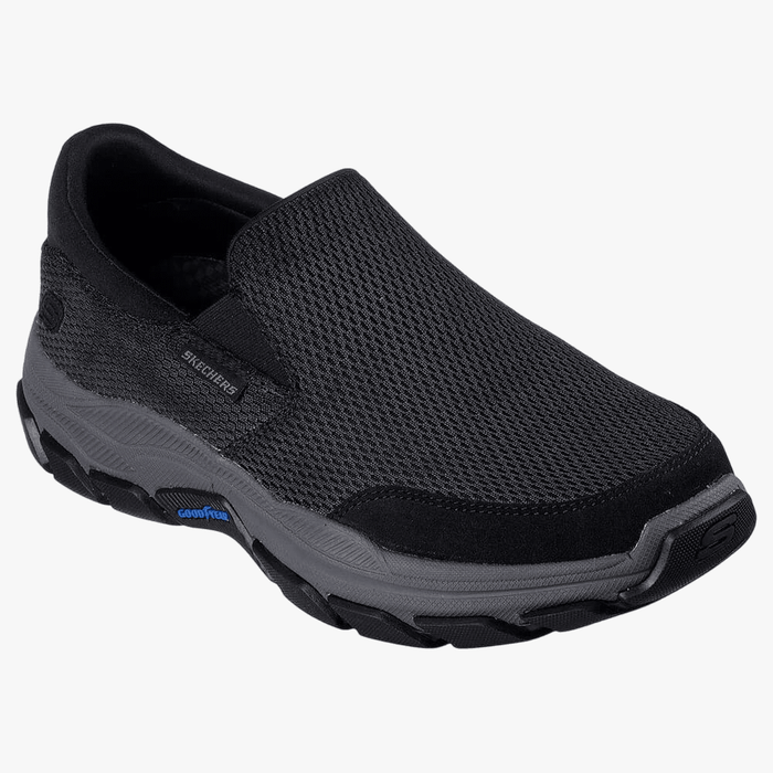 Skechers Mens Respected Shoe Black | Skechers