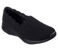 Skechers Womens Arch Fit Seager Sneaker Black Black | Skechers
