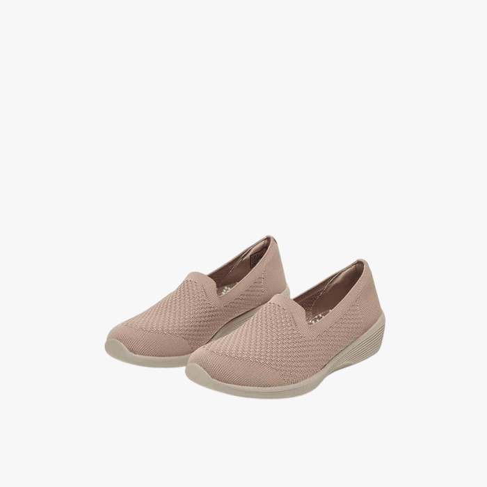 Skechers Womens Arya Sneaker Dark Taupe | Skechers