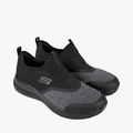 Skechers Womens Bountiful Sneaker Black Black | Skechers