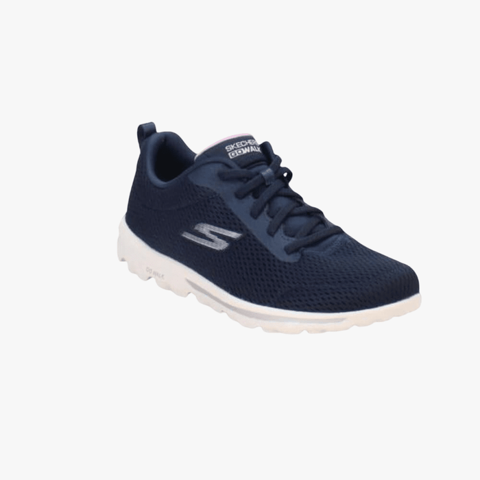 Skechers Womens Go Walk Travel Sneaker Navy | Skechers